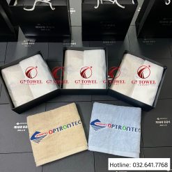 🌟 ( Thêu logo theo yêu cầu)Quà Tặng Sang Trọng – BỘ 3 khăn xuất Hàn cao cấp- Quà tặng doanh nghiệp - Ảnh 13