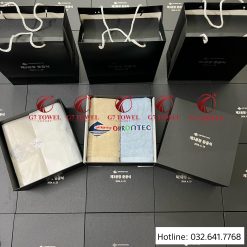🌟 ( Thêu logo theo yêu cầu)Quà Tặng Sang Trọng – BỘ 3 khăn xuất Hàn cao cấp- Quà tặng doanh nghiệp - Ảnh 14