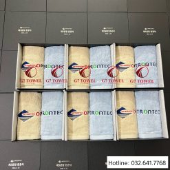 🌟 ( Thêu logo theo yêu cầu)Quà Tặng Sang Trọng – BỘ 3 khăn xuất Hàn cao cấp- Quà tặng doanh nghiệp - Ảnh 15
