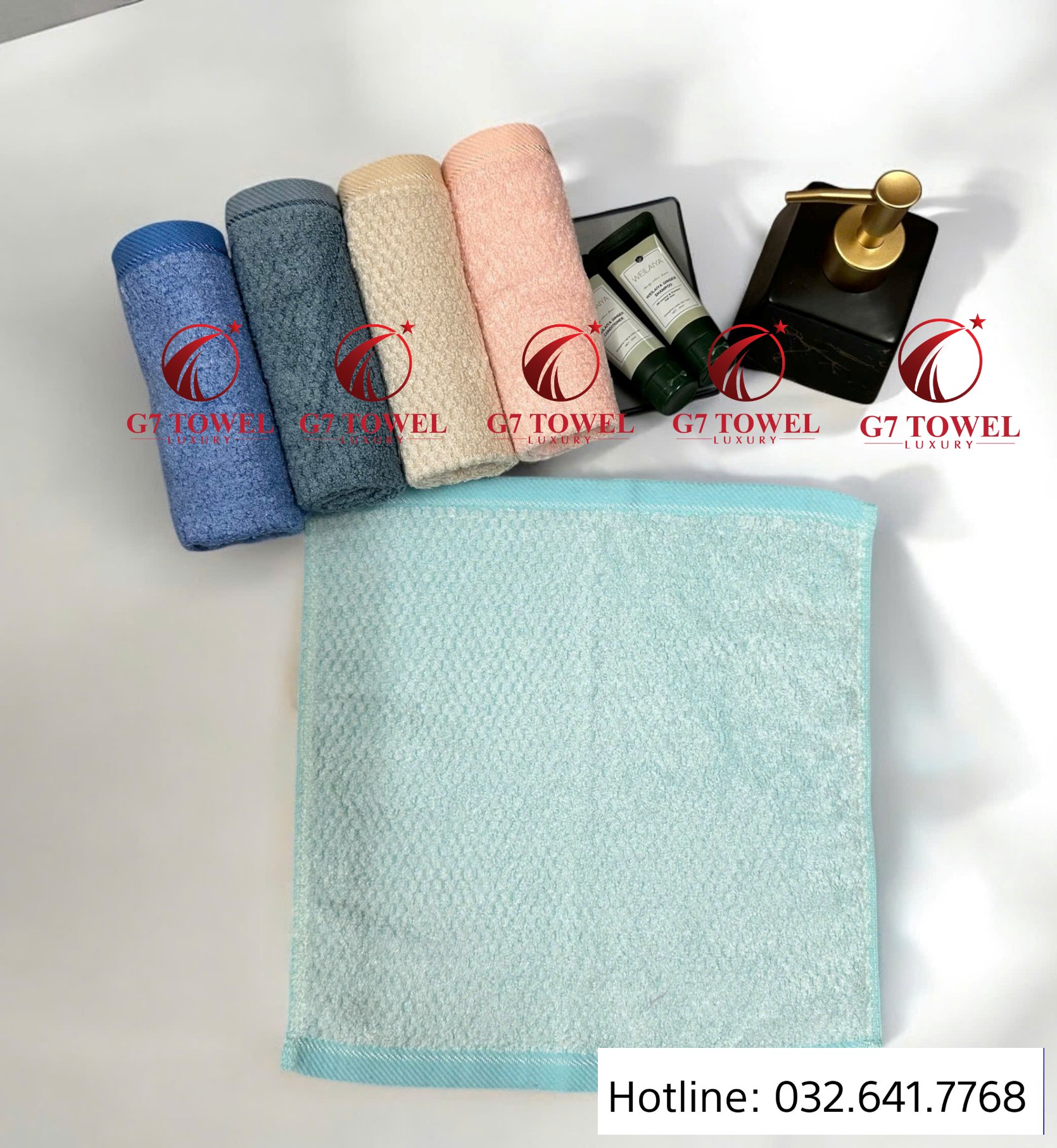 Khăn mặt trẻ em sợi tre G7- SB04 Chăm sóc dịu nhẹ cho làn da bé yêu