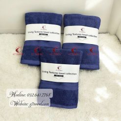 Khăn tắm cotton G7-BT06 70x140cm; trọng lượng 410gram; 100% cotton siêu thấm hút, an toàn cho da - Ảnh 2