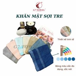 Khăn Mặt Sợi Tre Thêu Logo G7 -G61– Sản Phẩm Hoàn Hảo Cho Ngành Hair & Salon - Ảnh 3