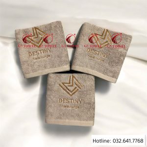 Khăn Gội Cotton Thêu Logo  G7- GYM04– Sự Lựa Chọn Hoàn Hảo Cho Hair & Salon, Gym Cao Cấp - Ảnh 3