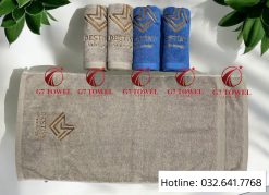 Khăn Gội Cotton Thêu Logo  G7- GYM04– Sự Lựa Chọn Hoàn Hảo Cho Hair & Salon, Gym Cao Cấp