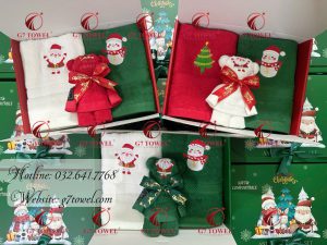 🎄 HỘP 3 KHĂN NOEL G7 -NO8 ĐẶC BIỆT CHO MÙA GIÁNG SINH 2024 🎁 🌟 Tinh tế – Sang trọng – Đậm chất Giáng Sinh 🌟