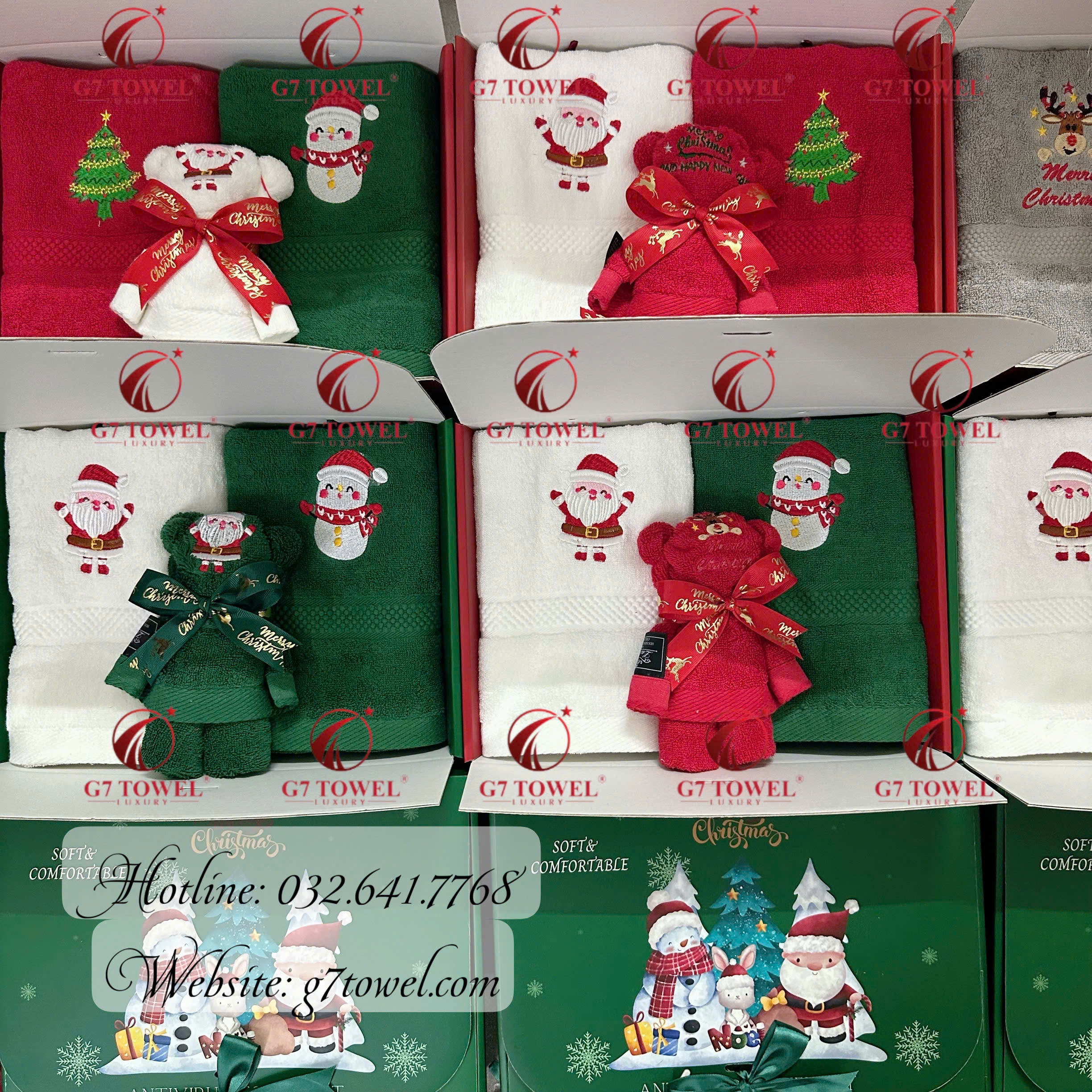 🎄 HỘP 3 KHĂN NOEL G7 -NO8 ĐẶC BIỆT CHO MÙA GIÁNG SINH 2024 🎁 🌟 Tinh tế – Sang trọng – Đậm chất Giáng Sinh 🌟 - Ảnh 10