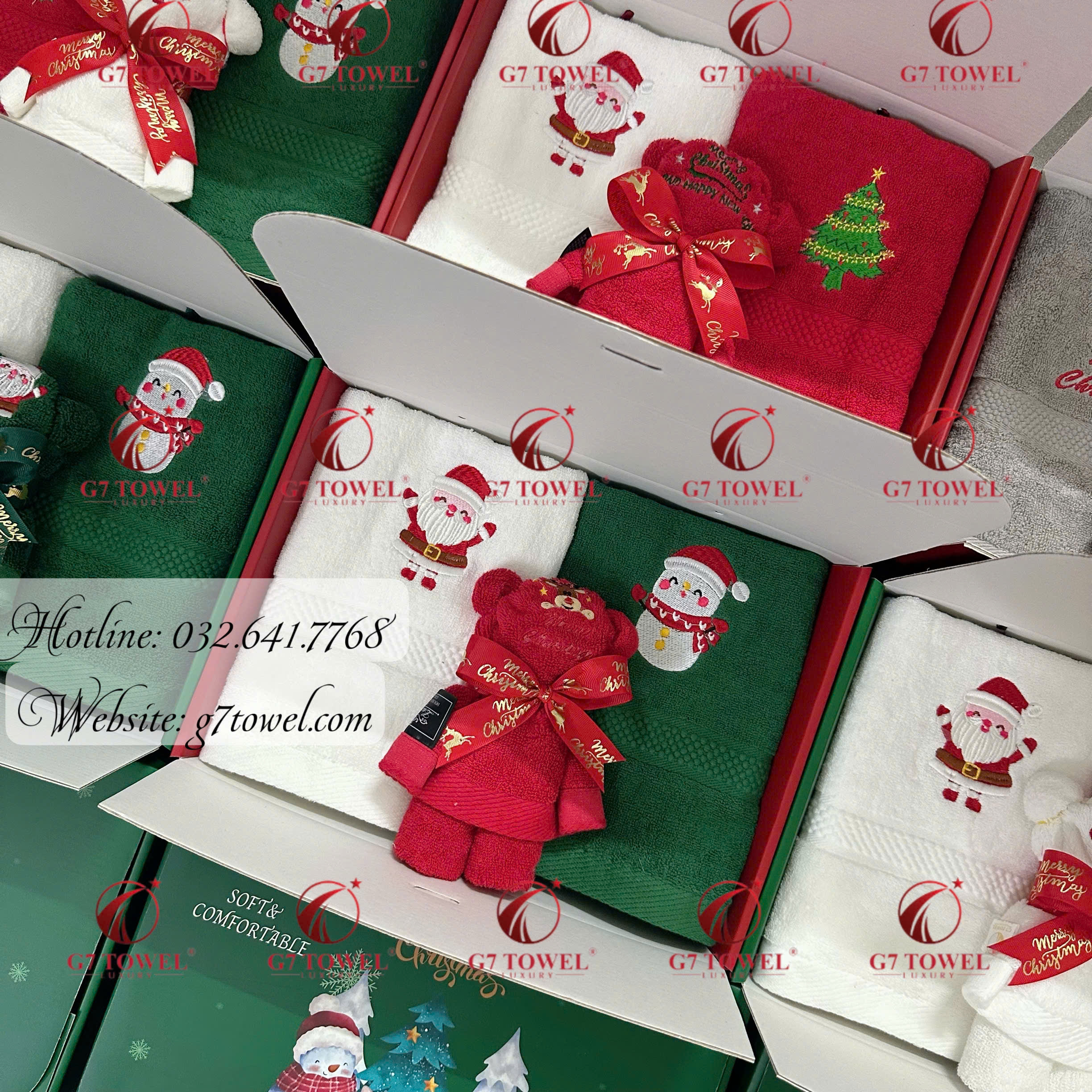 🎄 HỘP 3 KHĂN NOEL G7 -NO8 ĐẶC BIỆT CHO MÙA GIÁNG SINH 2024 🎁 🌟 Tinh tế – Sang trọng – Đậm chất Giáng Sinh 🌟 - Ảnh 9