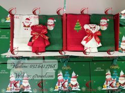 🎄 HỘP 3 KHĂN NOEL G7 -NO8 ĐẶC BIỆT CHO MÙA GIÁNG SINH 2024 🎁 🌟 Tinh tế – Sang trọng – Đậm chất Giáng Sinh 🌟 - Ảnh 8