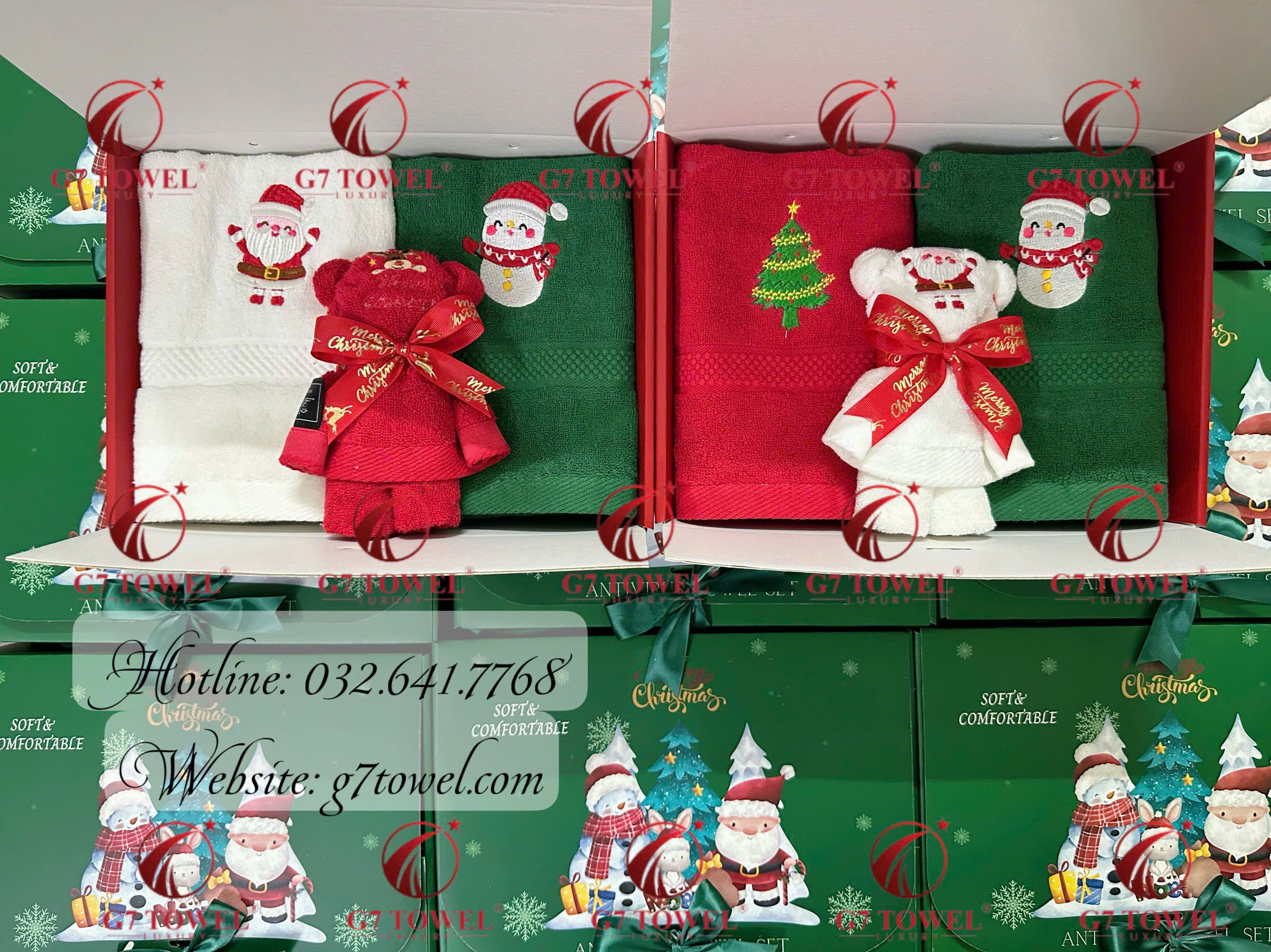 🎄 HỘP 3 KHĂN NOEL G7 -NO8 ĐẶC BIỆT CHO MÙA GIÁNG SINH 2024 🎁 🌟 Tinh tế – Sang trọng – Đậm chất Giáng Sinh 🌟 - Ảnh 8