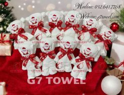 🎄HỘP KHĂN GẤU THÊU HÌNH NOEL DỄ THƯƠNG G7- NO9 - MÓN QUÀ ĐÁNG YÊU MÙA LỄ HỘI - Ảnh 5