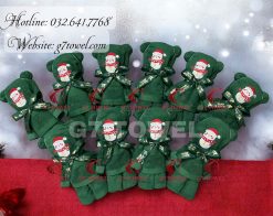 🎄HỘP KHĂN GẤU THÊU HÌNH NOEL DỄ THƯƠNG G7- NO9 - MÓN QUÀ ĐÁNG YÊU MÙA LỄ HỘI - Ảnh 12
