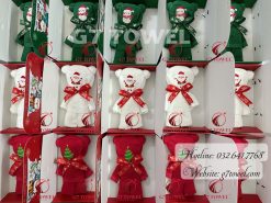 🎄HỘP KHĂN GẤU THÊU HÌNH NOEL DỄ THƯƠNG G7- NO9 - MÓN QUÀ ĐÁNG YÊU MÙA LỄ HỘI - Ảnh 8