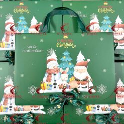 🎄HỘP KHĂN GẤU THÊU HÌNH NOEL DỄ THƯƠNG G7- NO9 - MÓN QUÀ ĐÁNG YÊU MÙA LỄ HỘI - Ảnh 4