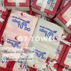 BỘ KHĂN THÊU QUÀ TẶNG G7-G65- QUÀ TẶNG DOANH NGHIỆP SANG TRỌNG & Ý NGHĨA 🎁✨