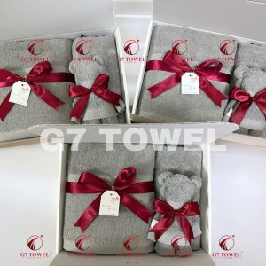 Bộ 3 Khăn bông gấp hình gấu Teddy dễ thương G7-G49 - Món quà vô cùng xinh xắn G7 Towel thiết kế, thêu logo riêng cho từng Khách hàng.😍😍😍😍 - Ảnh 18