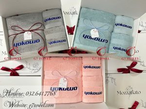 Bộ 3 khăn quà tặng doanh nghiệp G7 -HAPPY WOMEN’S DAY N04