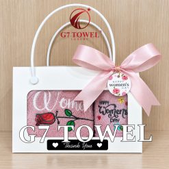 Bộ khăn thêu quà tặng G7 TOWEL – Happy Women’s Day N05 - Ảnh 10