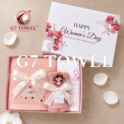 Bộ 3 Khăn Thêu Gấp Gấu G7 – Happy Women’s Day N04 | Quà Tặng 8/3, 20/10 Ý Nghĩa - Ảnh 8
