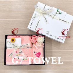 🩷 BỘ 2 KHĂN THÊU QUÀ TẶNG G7 TOWEL – HAPPY WOMEN’S DAY N06 - Ảnh 10