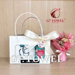 Bộ khăn thêu quà tặng G7 TOWEL – Happy Women’s Day N05 - Ảnh 12