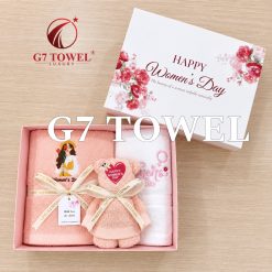 BỘ 3 KHĂN THÊU GẤP GẤU G7 TOWEL – HAPPY WOMEN’S DAY N03 - Ảnh 20