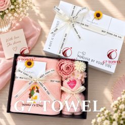Bộ 2 khăn gấp gấu dễ thương G7 TOWEL – Happy Women’s Day N09 - Ảnh 5