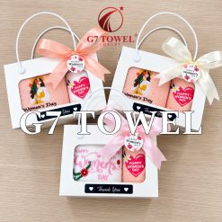 Bộ khăn thêu quà tặng G7 TOWEL – Happy Women’s Day N05 - Ảnh 3