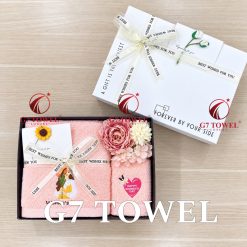 🩷 BỘ 2 KHĂN THÊU QUÀ TẶNG G7 TOWEL – HAPPY WOMEN’S DAY N06 - Ảnh 9