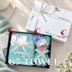 Bộ 2 khăn gấp gấu dễ thương G7 TOWEL – Happy Women’s Day N09 - Ảnh 6