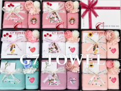 🩷 BỘ 2 KHĂN THÊU QUÀ TẶNG G7 TOWEL – HAPPY WOMEN’S DAY N06 - Ảnh 3