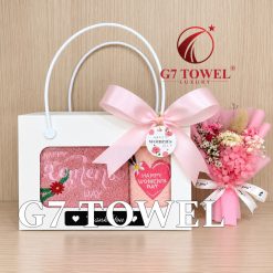 Bộ khăn thêu quà tặng G7 TOWEL – Happy Women’s Day N05 - Ảnh 11