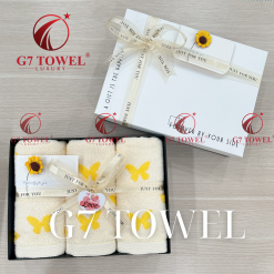 Bộ Khăn Quà Tặng G7 TOWEL- LUXELOVE – Bộ Khăn Cao Cấp In Hình Đáng Yêu, Quà Tặng 14/2 8/3 Sang Trọng - Ảnh 7