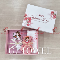 BỘ 3 KHĂN THÊU GẤP GẤU G7 TOWEL – HAPPY WOMEN’S DAY N03 - Ảnh 26