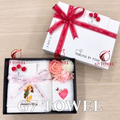 🩷 BỘ 2 KHĂN THÊU QUÀ TẶNG G7 TOWEL – HAPPY WOMEN’S DAY N06 - Ảnh 6
