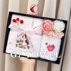 🩷 BỘ 2 KHĂN THÊU QUÀ TẶNG G7 TOWEL – HAPPY WOMEN’S DAY N06 - Ảnh 5