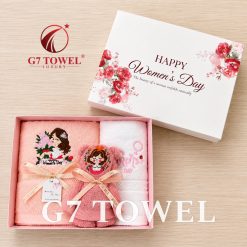 BỘ 3 KHĂN THÊU GẤP GẤU G7 TOWEL – HAPPY WOMEN’S DAY N03 - Ảnh 18